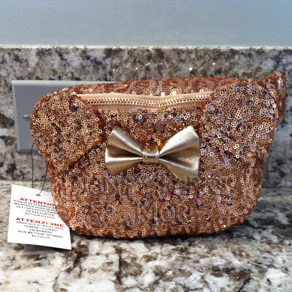 disney fanny pack rose gold